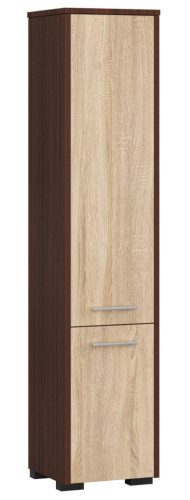 AKORD FIN Fürdőszobai Álló Szekrény 140cm Wenge Sonoma Tölgy