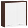 AKORD FIN Fürdőszobai Fali Szekrény Wenge-Fehér 60cm