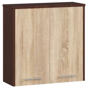   AKORD FIN Fürdőszobai Fali Szekrény Laminált Wenge-Sonoma 60cm