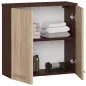   AKORD FIN Fürdőszobai Fali Szekrény Laminált Wenge-Sonoma 60cm