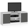 AKORD CLP K120 TV-állvány Laminált Fehér-Szürke