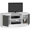 AKORD CLP K120 TV-állvány Laminált Fehér-Szürke