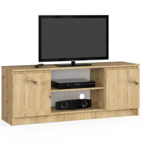 AKORD CLP Artisan TV-állvány Laminált Tölgy 140