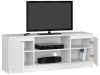 AKORD K140 Modern TV Szekrény Laminált Fehér