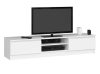 AKORD CLP K160 TV-szekrény Laminált Fehér Matt