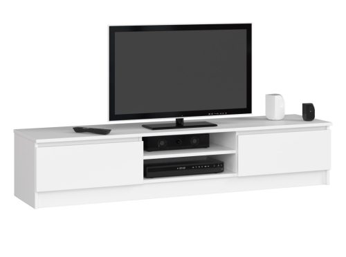 AKORD CLP K160 TV-szekrény Laminált Fehér Matt