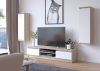 AKORD CLP TV Szekrény Sonoma Tölgy Fehér 160cm
