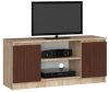 AKORD CLP TV-szekrény 120 Sonoma Tölgy Wenge Laminált