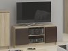 AKORD CLP TV-szekrény 120 Sonoma Tölgy Wenge Laminált