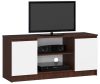 AKORD Modern TV szekrény 120 Laminált Wenge-Fehér