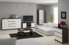 AKORD Modern TV szekrény 120 Laminált Wenge-Fehér