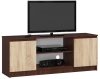 Tv Szekrény 140 cm 2a 1p Wenge / Sonoma