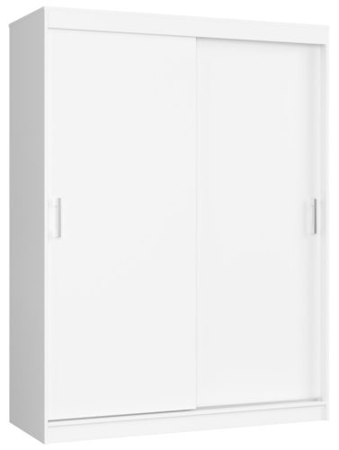 AKORD CLP MONO Tolóajtós Szekrény Laminált Fehér 150 cm