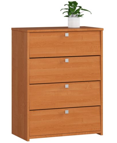 AKORD Rubin Cipőszekrény Laminált Éger 4-Ajtós