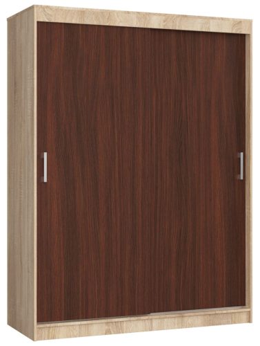 AKORD CLP MONO Tolóajtós szekrény sonoma tölgy/wenge 150 cm