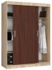 AKORD CLP MONO Tolóajtós szekrény sonoma tölgy/wenge 150 cm