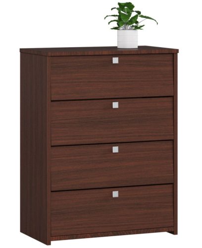 AKORD Klasszikus Billenő Ajtós Cipősszekrény Laminált Wenge 60cm