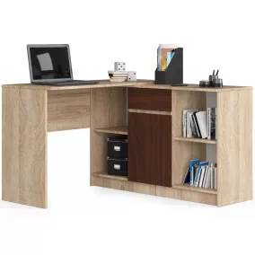Clp B-17 Komód + Íróasztal Szett Sonoma / Wenge