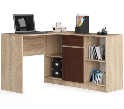 Clp B-17 Komód + Íróasztal Szett Sonoma / Wenge