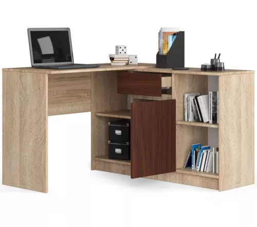 Clp B-17 Komód + Íróasztal Szett Sonoma / Wenge