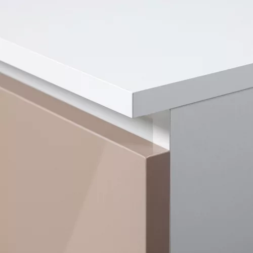 AKORD CLP Cappuccino Magasfényű 2 Fiókos Komód