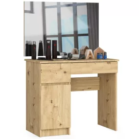   AKORD CLP P-2/SL Artisan Tölgy Fésülködőasztal Tükörrel Bal