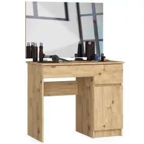 AKORD CLP P-2 Fésülködőasztal Tükörrel Artisan Tölgy
