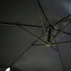 Fancy Garden CYNIA Hatszögletű Kerti Napernyő Poliészter Tengerészkék UV-álló