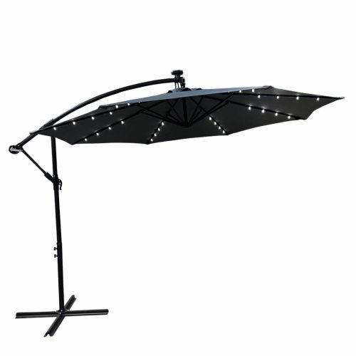 Fancy Garden MILIN LED Kerti Napernyő Sötétszürke