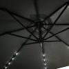 Fancy Garden MILIN LED Kerti Napernyő Sötétszürke