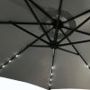 Fancy Garden MILIN LED Világítású Világosszürke Kerti Napernyő