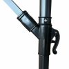 Fancy Garden MILIN LED Világítású Világosszürke Kerti Napernyő