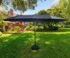 Fancy Garden TILIA Kerti Napernyő Poliészter Sötétszürke UV-álló