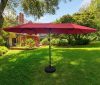 Fancy Garden TILIA Kerti Napernyő Poliészter Piros UV-álló