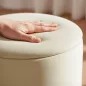 AKORD Lili nyitható puff welur kasmír arany lábakkal