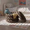 AKORD MOLLIS Tárolós Puff Teddy Barna Organic Modern