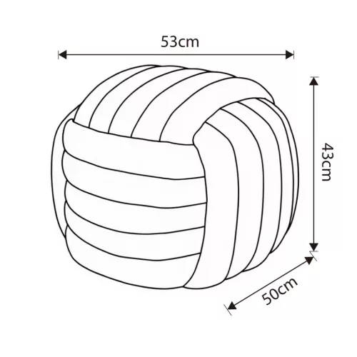 AKORD NILO Tapicerowana Pufa Welur Przygaszony Róż Pleciony Design