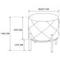 Savana Bézs Puff