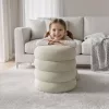 AKORD SNUGGO Pufa Tárolós Welur Krémszínű