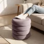   AKORD SNUGGO Ülőpuff Welur Przygaszony Róż Nyitható Tárolóval