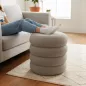 AKORD SNUGGO Ülőpuff Teddy Mocha Tárolóval