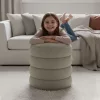 AKORD SNUGGO Ülőpuff Teddy Mocha Tárolóval