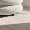 AKORD SNUGGO Nyitható Puff Teddy Anyag Mglista Biel 42 cm