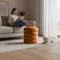 AKORD SNUGGO Ülőpuff Welur Miedziany Nyitható Tárolóval