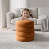 AKORD SNUGGO Ülőpuff Welur Miedziany Nyitható Tárolóval