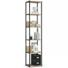 AKORD Loft Ipari Polcos Szekrény Artisan Tölgy Fekete 40cm