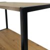 AKORD Loft Ipari Polcos Szekrény Artisan Tölgy Fekete
