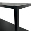 AKORD Loft Ipari Polcos Állvány Laminált Fekete 40cm