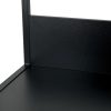 AKORD Loft Ipari Polcos Állvány Laminált Fekete 40cm