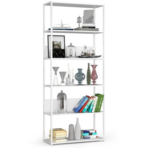 AKORD Loft 800 Fehér Fém Polcos Állvány